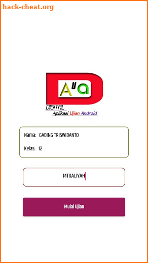 Digital Ujian Android screenshot