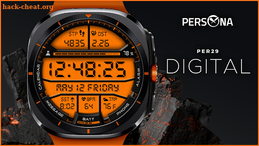 Digital Ultra Watch Face PER29 screenshot