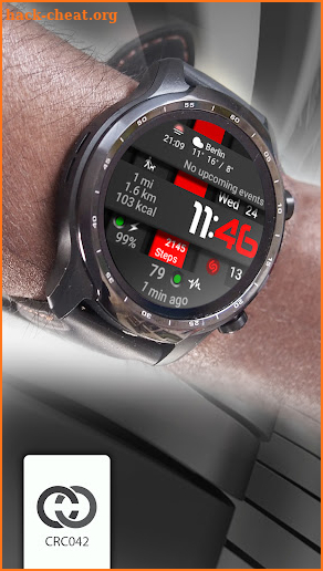 Digital Watch Face CRC042 screenshot