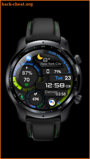 Digital Watch Face CUE111 screenshot