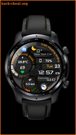 Digital Watch Face CUE111 screenshot