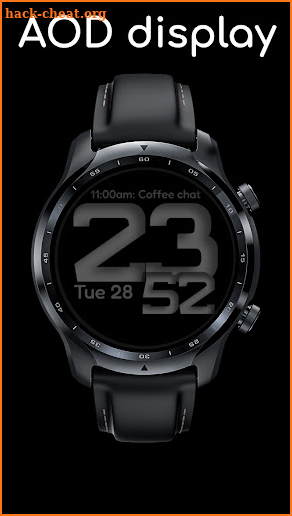 Digital Watch Face CUE116 screenshot