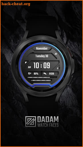 Digital watch face - DADAM12 screenshot