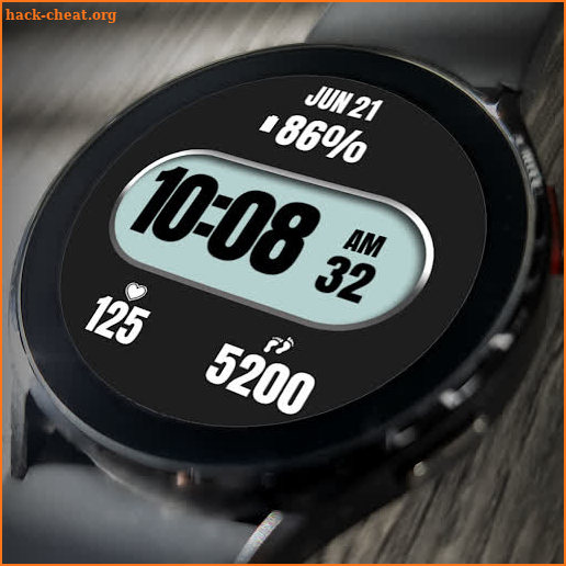 Digital Watch Face Key 001 screenshot