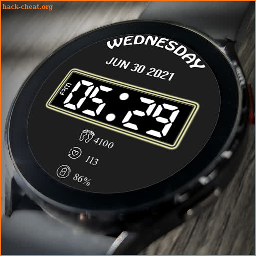 Digital Watch Face Key 002 screenshot