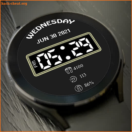 Digital Watch Face Key 002 screenshot