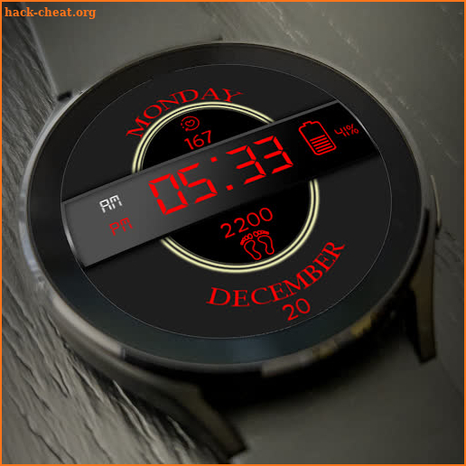 Digital Watch Face Key 003 screenshot