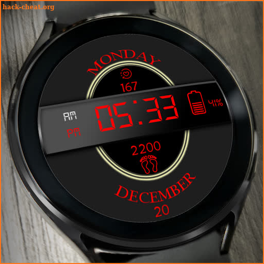 Digital Watch Face Key 003 screenshot