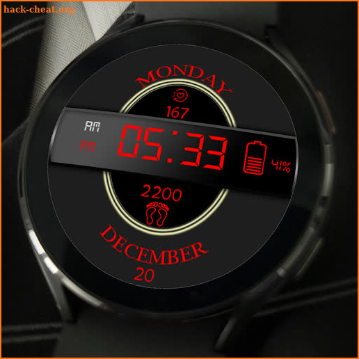 Digital Watch Face Key 003 screenshot