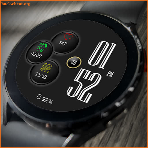 Digital Watch Face Key 007 screenshot