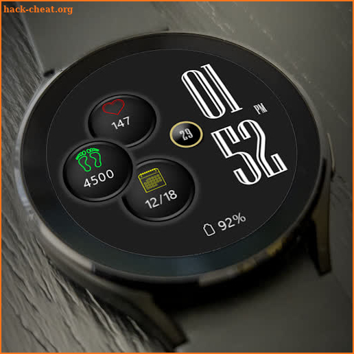 Digital Watch Face Key 007 screenshot