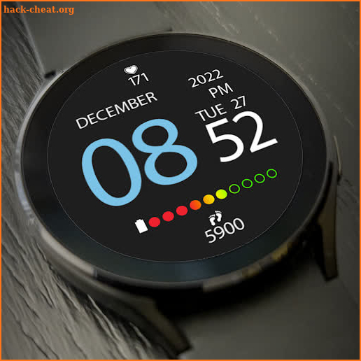 Digital Watch Face Key 009 screenshot