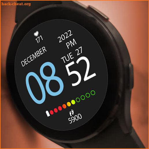 Digital Watch Face Key 009 screenshot