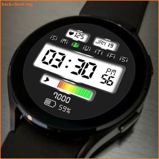 Digital Watch Face Key 013 screenshot