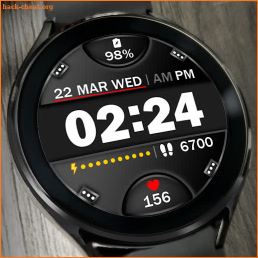 Digital Watch Face Key 015 screenshot