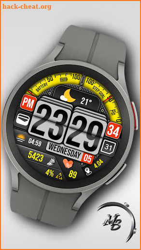 Digital Watch Face MB364 screenshot