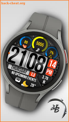 Digital Watch Face MB365 screenshot