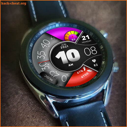 Digital Watch Face MJ212 screenshot