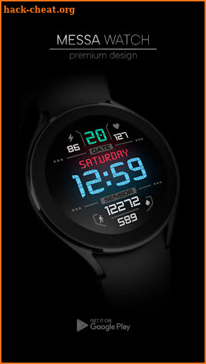 Digital Watch Face Sport Wear screenshot