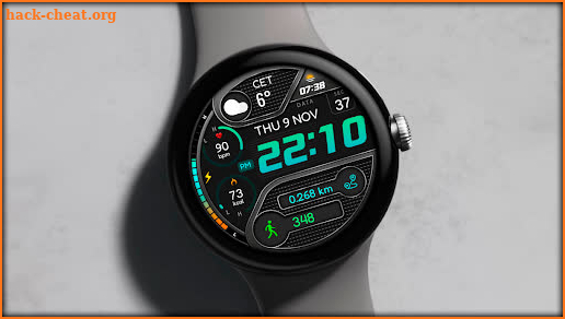 Digital watch face Xl27 screenshot