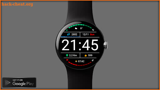 Digital watch face Xl28 screenshot