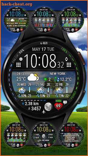 Digital Weather Watch face P2 screenshot