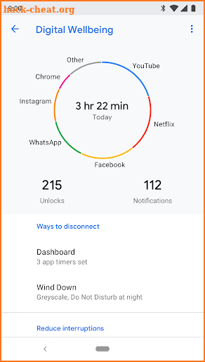 Digital Wellbeing screenshot