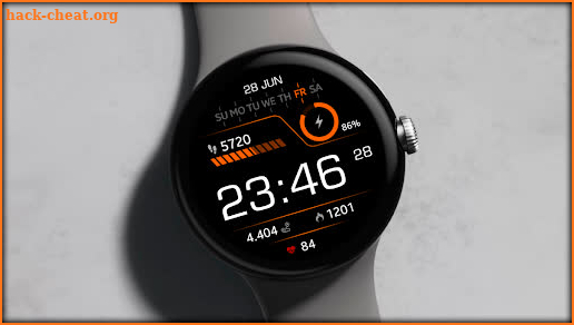 Digital Worko Watch Face screenshot