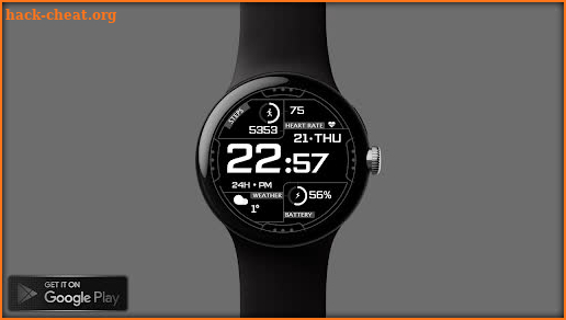 Digital Xl34 watch face screenshot