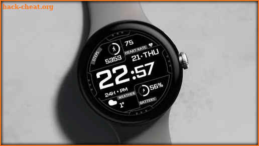 Digital Xl34 watch face screenshot