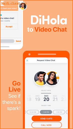 DiHola Dating App screenshot