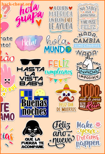 Dilo con Stickers - Frases y Amor (WAStickerApps) screenshot