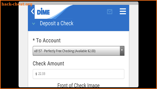 Dime Community Bank Mobile for Consumers screenshot