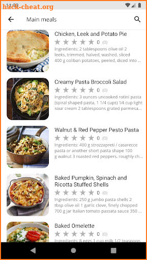 Dinner Recipes screenshot