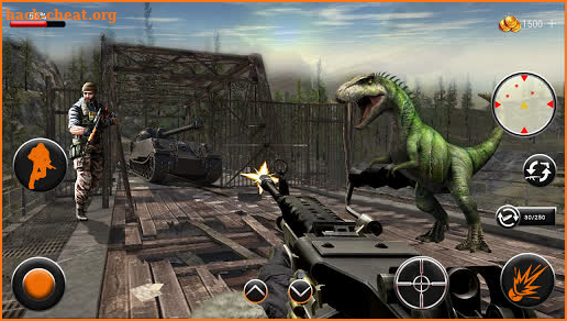 Dino Attack Gun Strike Professional Hunting Jungle screenshot