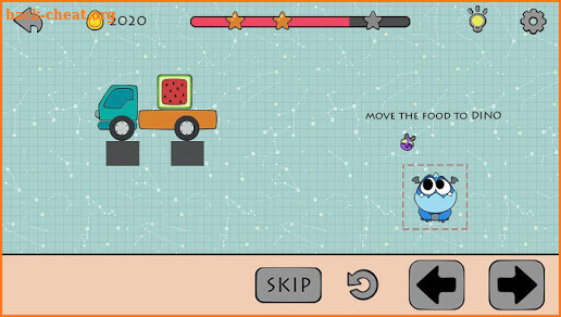 Dino Brain: Brain It On - Draw Physics Line screenshot