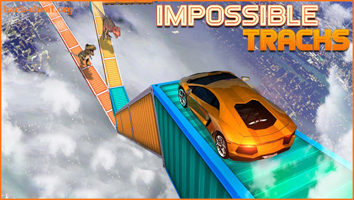 Dino car chase on impossible tracks new 2019 screenshot