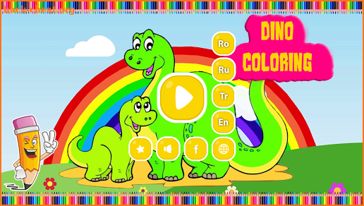 Dino Coloring Book screenshot