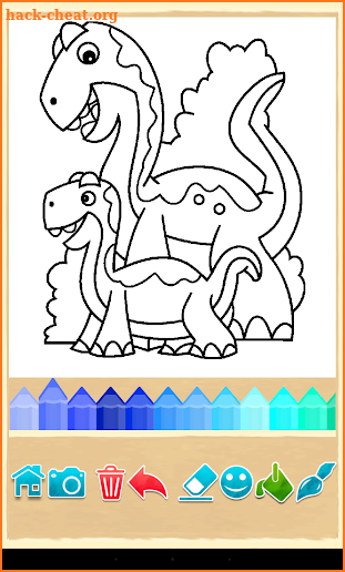 Dino Coloring Game screenshot