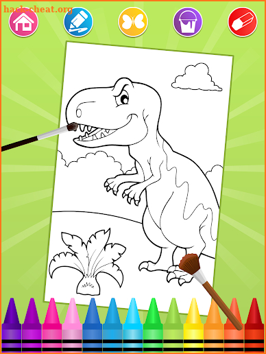 Dino Coloring Pages screenshot