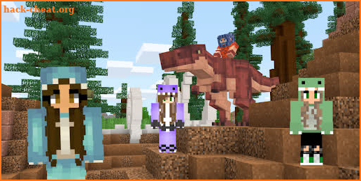 Dino Girl Skins for Minecraft screenshot