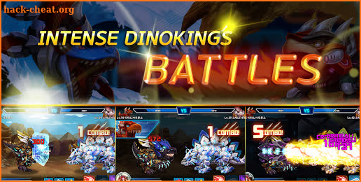 Dino King Dark T-Rex VS Triceratops screenshot