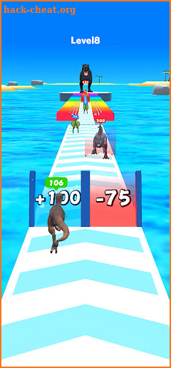 Dino Leveling: Eat & Run screenshot