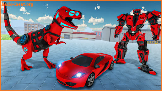 Dino Robot Car Transformation: Dinosaur Robot Game screenshot