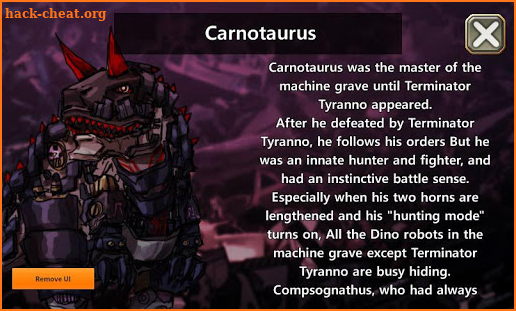 Dino Robot - Carnotaurus screenshot