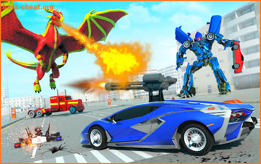 Dino Robot Truck: Dragon Game screenshot