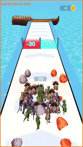 Dino Rush 3D - Rescue All ! screenshot