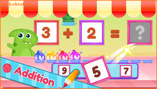 Dino School Kids Math Games +-x÷ Brain Games screenshot