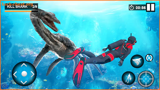 Dino Shark Hunting Shark Games screenshot