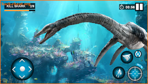 Dino Shark Hunting Shark Games screenshot